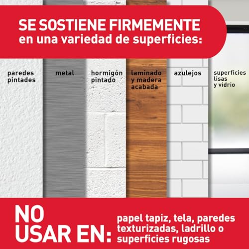 Miniatura 5 de Command Tiras Adhesivas para Colgar Cuadros Extragrandes XL, 10 Pares (20 Tiras) Blancas – Para Marcos, Espejos y Adornos – Soporta Hasta 9 kg – Sin Agujeros ni Taladro
