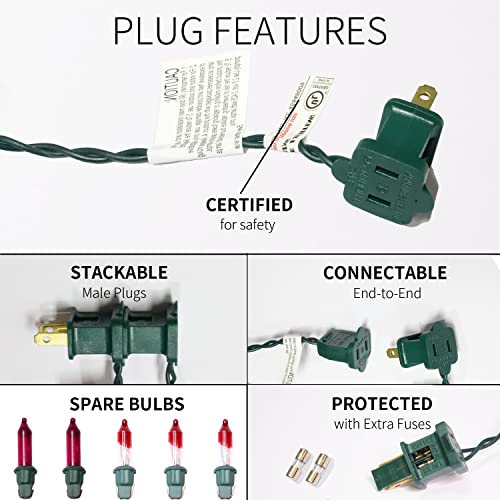 JUSTPRO-150LIGHTS-PINK-Extra-Bright-With-End-Connectors-Christmas-Decorative-Lights-972m-UL-Certified-Mini-String-Light-Set-Waterproof-for-Home-Garden-Holiday-Christmas-Tree-Party-Patio-Decor-Wedding