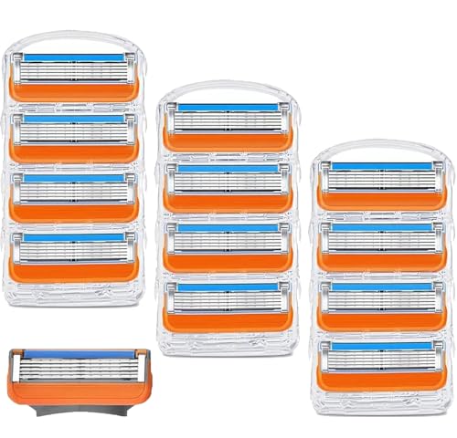 ジレット対応 替刃 プログライド 替刃 5枚刃 互換品 剃刀 メンズ 対応フュージョン 互換品 剃刀 メンズ 12個入