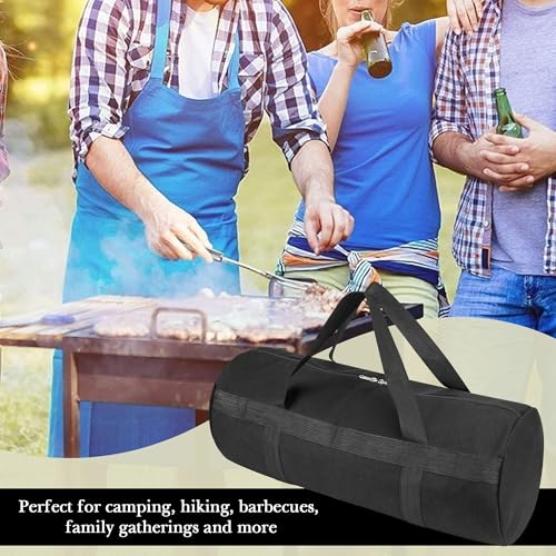 Sac de rangement barbecue 61 cm Linkidea noir double fermeture - 6