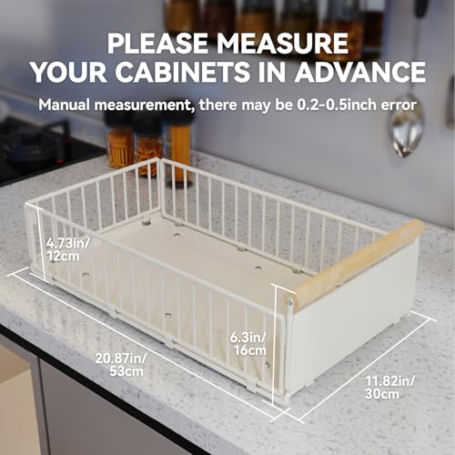Miniatura 2 de 1 Cajones Extraíbles, 53 Cm De Profundidad, Cajones Para Armarios, Cajones De Cocina Con Nano-Adhesivo Y Tornillos Para Cocina, Baño, 53 Cm De Profundidad X 30 Cm De Ancho, 16 Cm De Altura