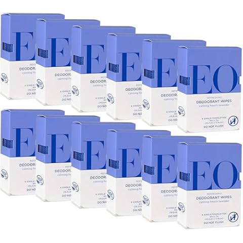 EO Natural Deodorant Wipes, French Lavender Cover
