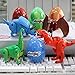 4 Pack Different Hatching Eggs Dinosaur Toys for 3+ Year Old Kids,Magic Egg that Hatch Dinosaurs Toy for Boy Girl Dino Fans,Deformation T-rex,Pterosaurs,Brachiosaurus,Triceratops(Random Color)