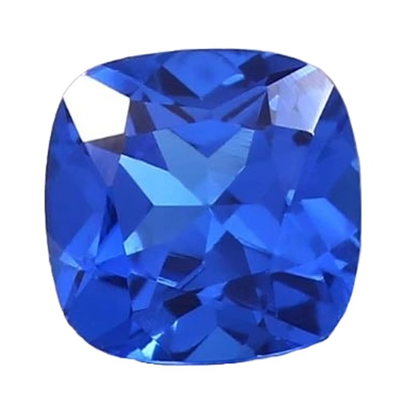 Saphir bleu naturel en vrac 9x9mm pierre précieuse pour bague et pendentif