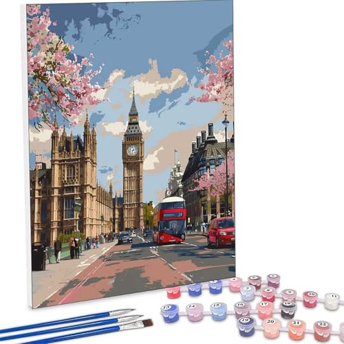 �������G ��, ���i �����h��G �L�b�g DIY ��l ���S�Ҍ��� �f�W�^�����G ��h�� Paint by Numbers for Adults �A�N�����y�C���g ���ʉ� �z�[�� �I�t�B�X���� �M�t�g ��H�| �|�p��h�� �G���� �C���e���A �Ǐ��� 100