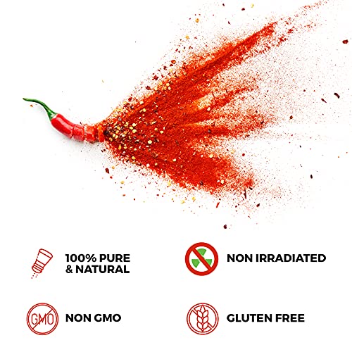 Image of Chef Urbano Smoked Paprika Sweet 250g | Produce of Spain | Pimentos | Smoky Flavour | No Artificial Colours | No Preservatives | Vegetarian | 100% Pure & Natural (Pack of 2)