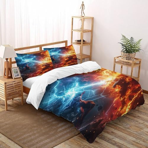 Parure de lit microfibre Lightning facile à laver avec fermeture éclair - 3