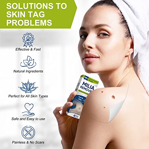 TOPNaturePlus Milia Remover 4PACK, Skin Care Removal, Easy to Apply