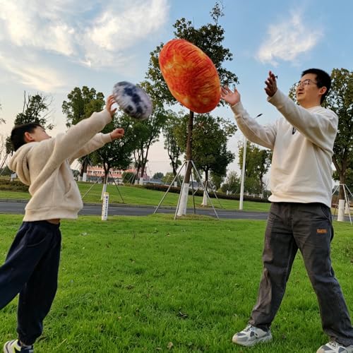 Qupace 11 Pcs Planet Space Pillows Covers for Kids Room,Round Pillow Covers for Living Room,Space Outer Space Cushion Cover for Outdoor,Outdoor Game Pillow Covers by Qupace - Image 7