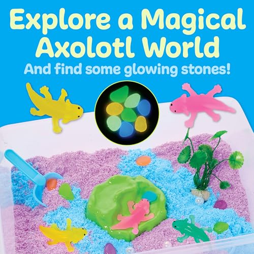 Image of Creativity for Kids Sensory Bin: Axolotl | Hands-On Activity with Wiggly Foam, Figures & Tools | Encourages Fine Motor Skills, Creativity & Calm (Ages 3+)