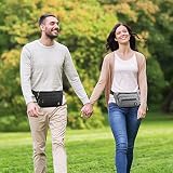 Torba biodrowa, na pasek, z przedłużonym paskiem, uniseks, nowoczesna torba na ramię, do aktywności na świeżym powietrzu, w podróży, wędrówek, treningu psów, dla kobiet i mężczyzn