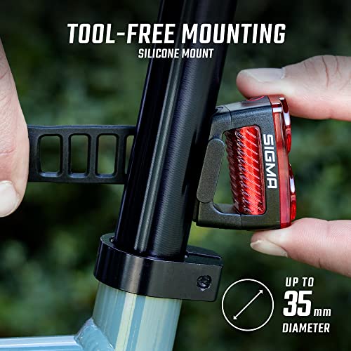 SIGMA Luces Bicicleta Delantera y Trasera Buster 800+RL150 con Cinco Modos & Función de Freno| Luz Bicicleta Delantera con 800 Lúmenes y Trasera 150 Lúmenes | Impermeable & Recargable Luz Bicicleta - imagen 8