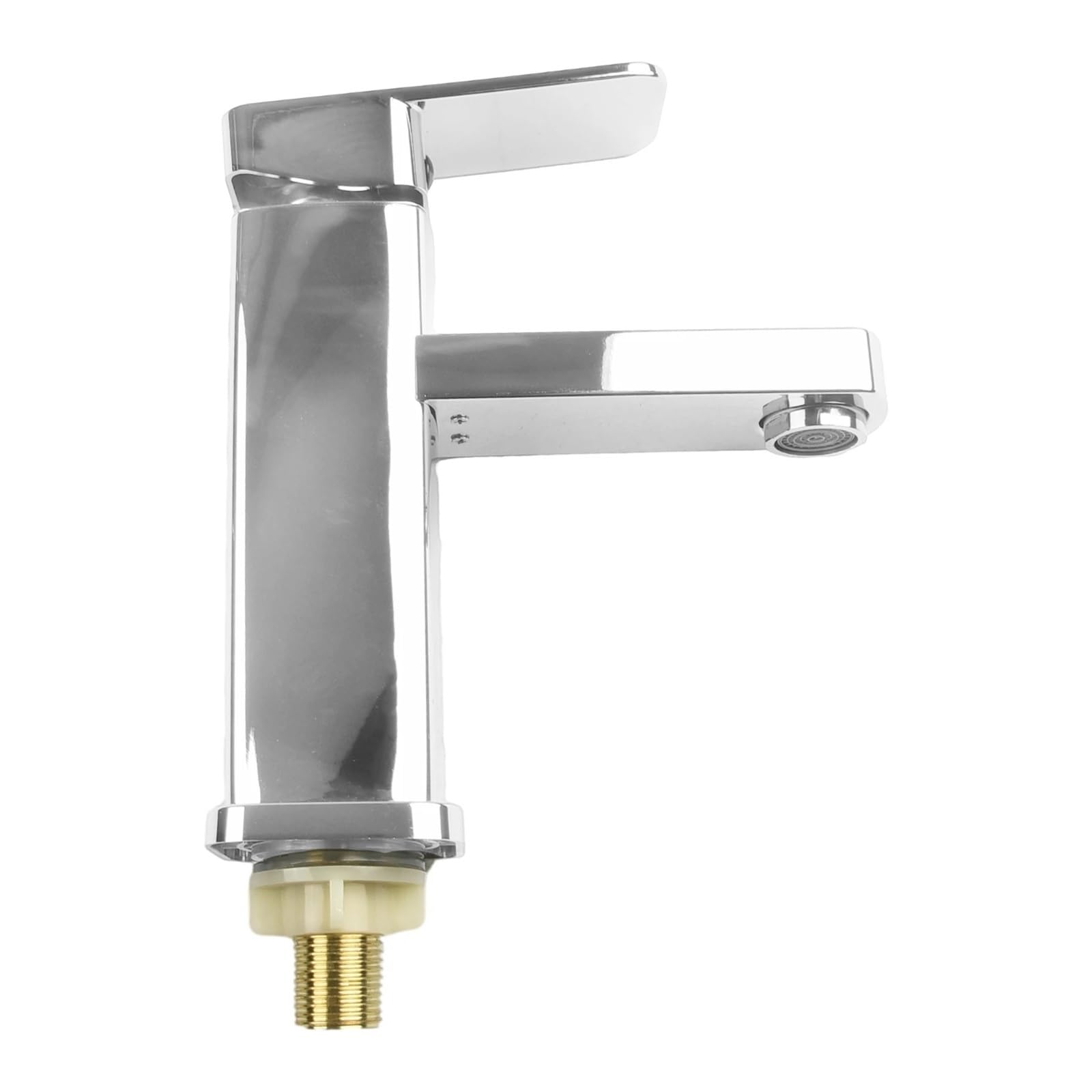 MIUYTRN Stainless Steel Single Cold Water Faucet Bathroom Basin Faucets Single Handle Deck Mounted Kitchen Sink Mixer Tap