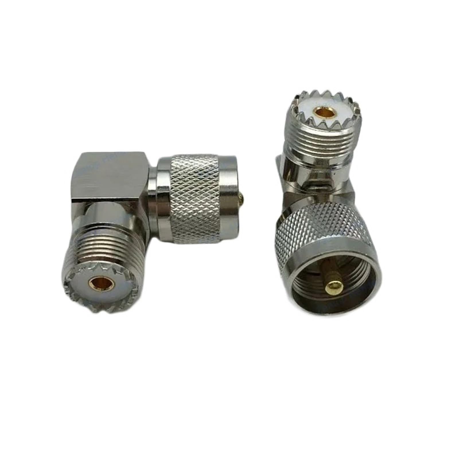 Connecteur UHF mâle vers femelle SO239 coudé pour câble coaxial