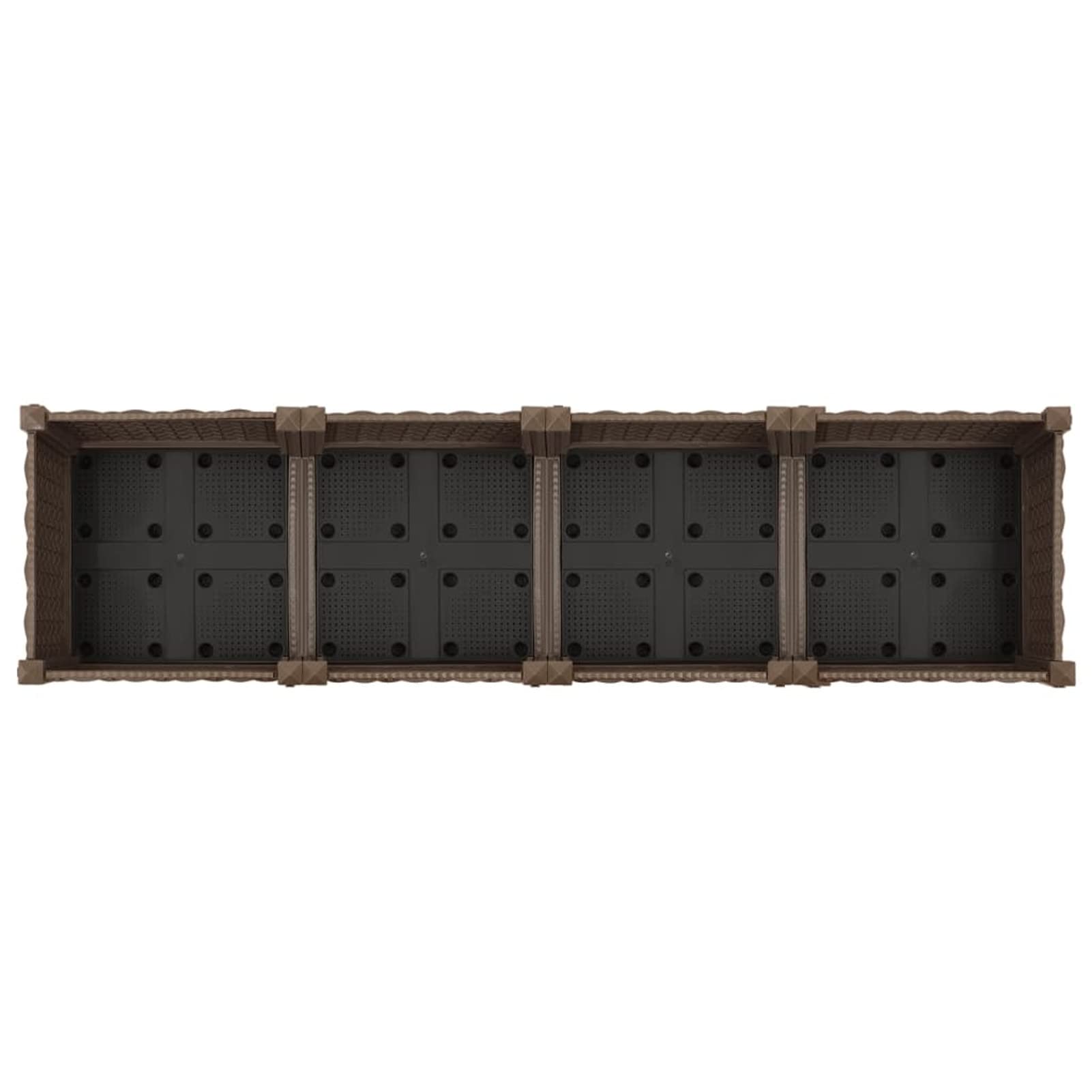 ShGaxin Arriate, Tavolo Da Coltivo, Orto Domestico, Coltivazione Di Piante Aromatiche, Arriate Da Giardino, 160x40x23 cm Polipropilene