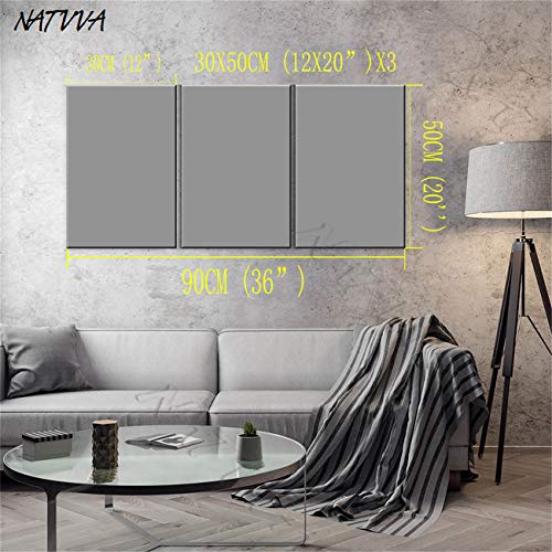 Natvva 3 Pieces Fear And Loathing Posters Prints Canvas Wall Art Painting Framed Modular Pictures For Living Room Home Decor #TOP2