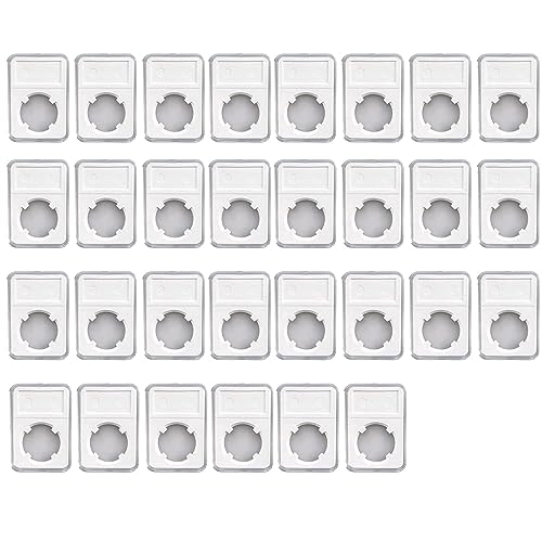 Caja para monedas transparente para 30 piezas 19MM miniatura 1