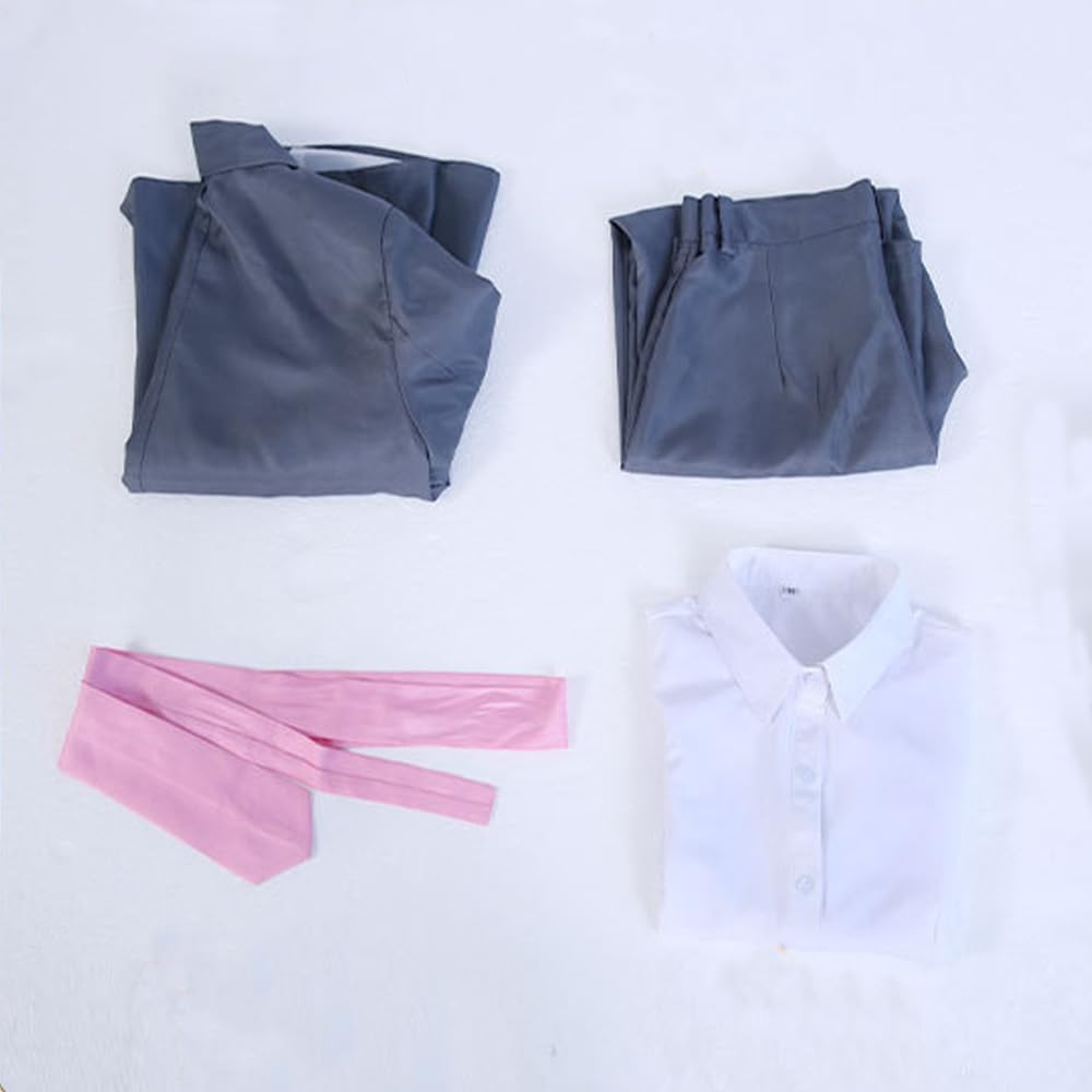 Reigen Arataka - Uniforme gris, disfraz de Mob Psycho 100, disfraz de cosplay de anime, Halloween, carnaval, fiesta, regalo para fanáticos del anime