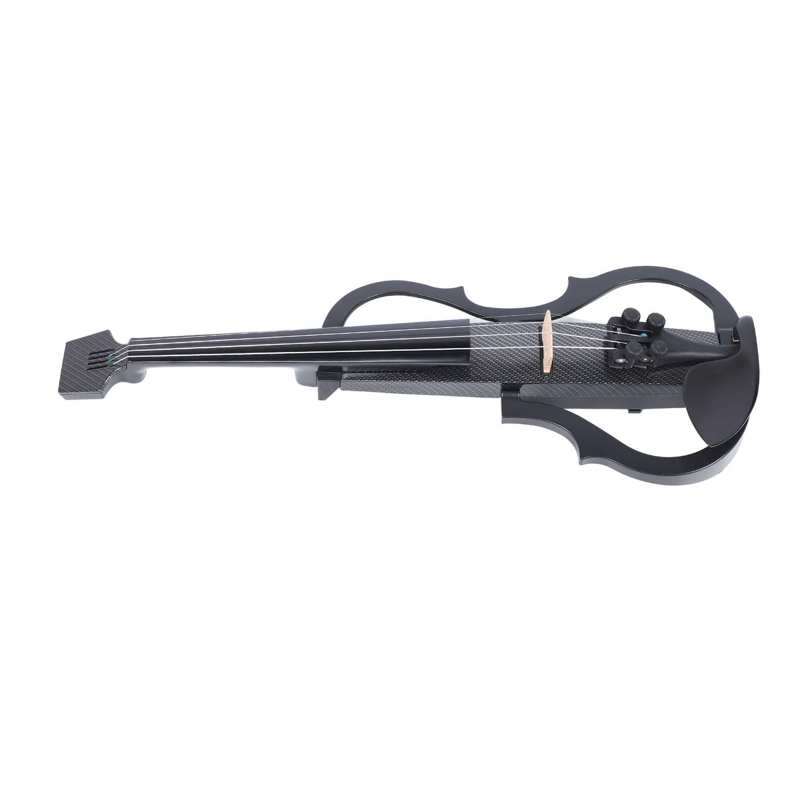 Violino Elettrico Professionale Silenzioso a Grandezza Naturale Robusto e Durevole per Adulti e Adolescenti, Misura 4/4 in ABS in Fibra di Carbonio (Tipo 2)