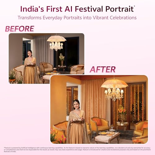 Image of vivo V60e 5G (Elite Purple, 8GB RAM, 128GB Storage) with No Cost EMI /Additional Exchange Offers