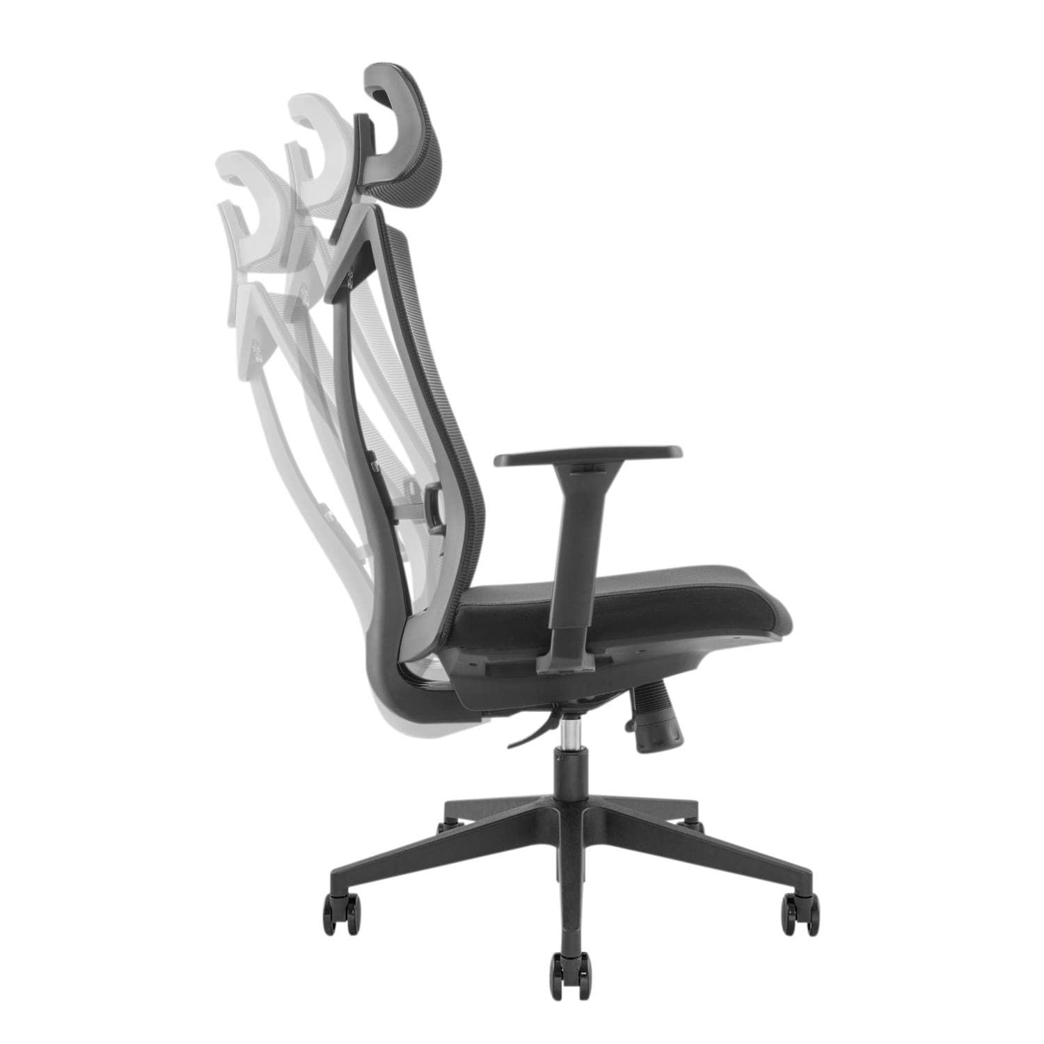 ER-414 Ergonomiczne Krzesło Biurowe na Kółkach, Fotel Obrotowy z Podparciem lędźwiowym, Wysokość oraz Pochylanie Regulowane, Może Służyć jako Fotel dla Graczy, Waga Max 150 kg