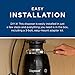 GE Disposall Continuous Feed 1/2 Horsepower Motor Garbage Disposer, Good for Grinding: Cooked Meat, Beans, & Seeds, Easy Install Kit, Non-Corded, Recommended for 2-4 Person Homes, GFC520N
