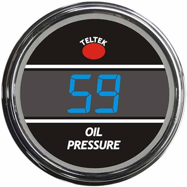 Replacement for Kenworth T800 Curved Glass Year 2021 Digital Applied Brake Pressure SMART Gauge W Blue Display 2006 Newer by Technical Precision