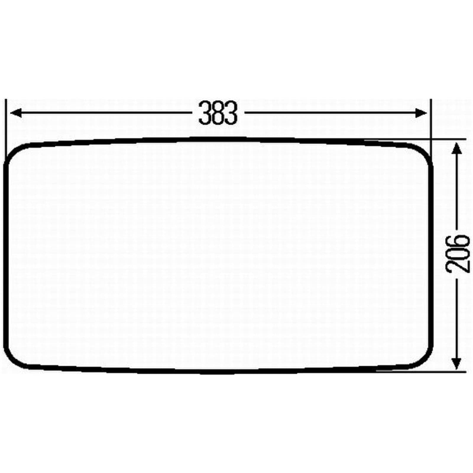HELLA 8SB 501 325-012 Außenspiegel - 24V - verstellbar - manuell - Kunststoffgehäuse - schwarz - Breite: 206mm - Höhe: 383mm - beidseitig