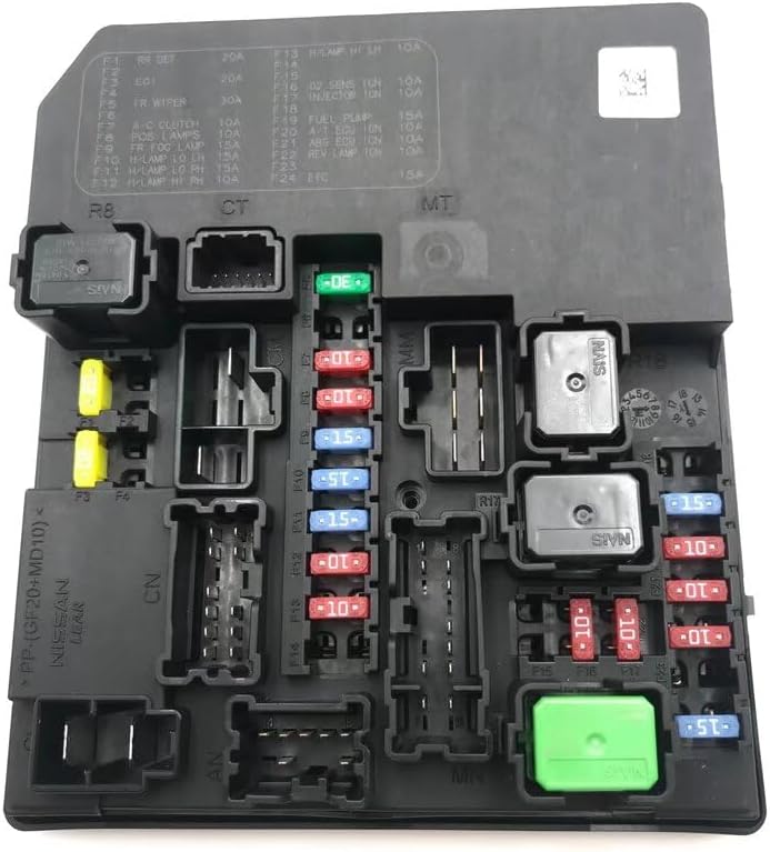 Fuse Box Machine Compartment Relay Control Unit Storage Box is Suitable for Sylphy Tiida Versa 284B7-EY93A