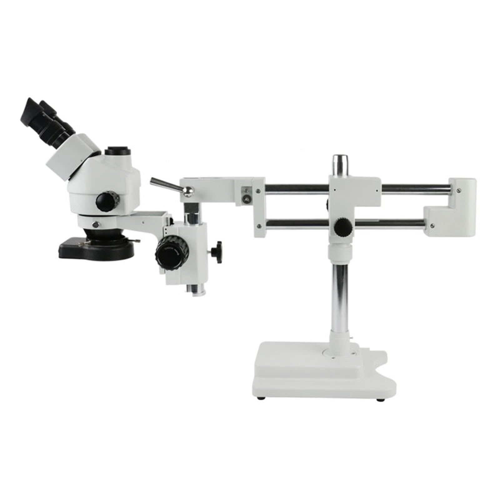 Microscopio Stereoscopico con Doppio Braccio A Sbalzo, Zoom 3,5X-180X, per Saldatura PCB E Gioielleria, Set di Strumenti per Laboratorio Industriale, Saldatura PCB, Gioie