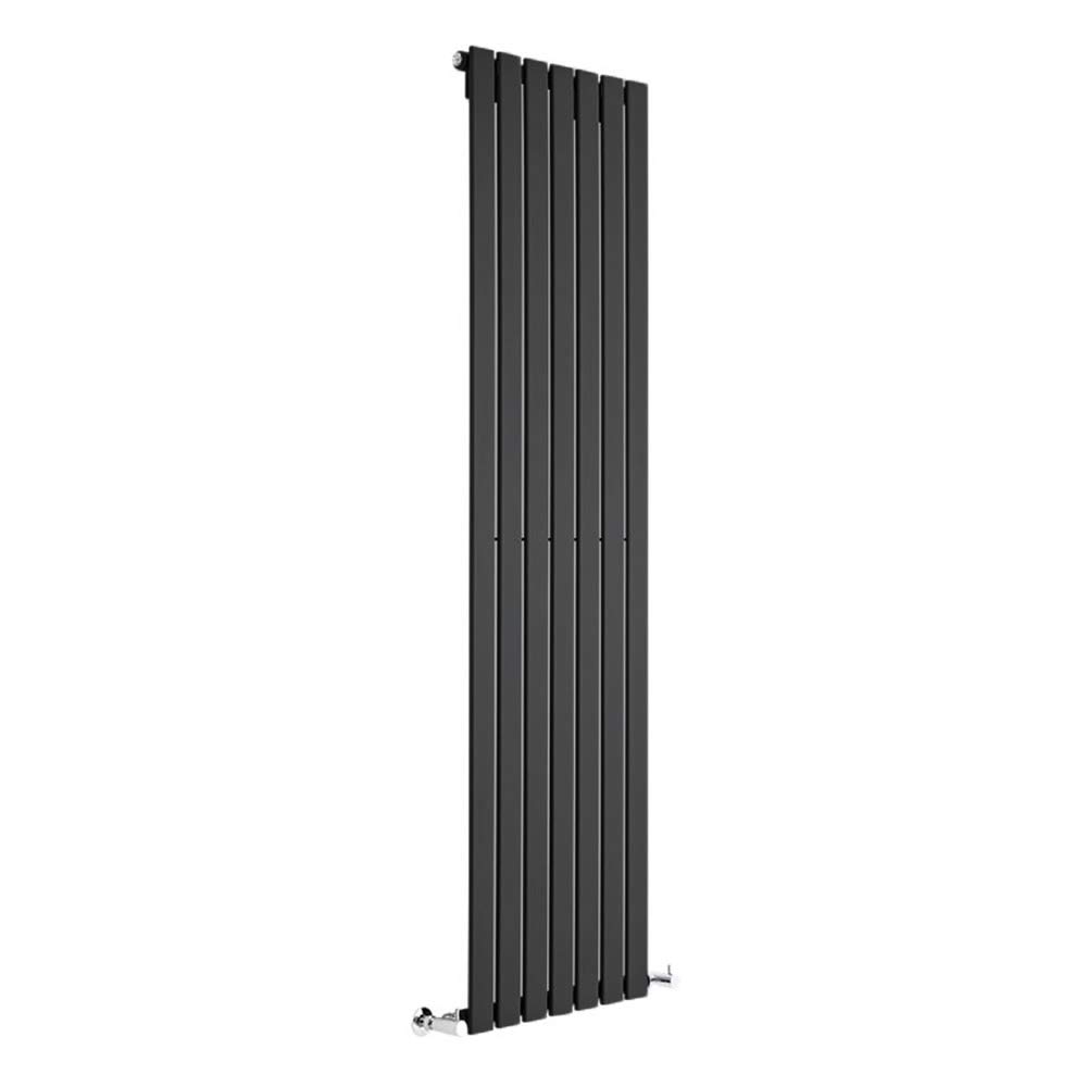 Milano Black Vertical Single Flat Panel Radiator 1780 x 490mm — image 1