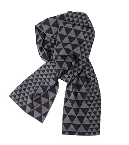 Uppercase Schal COPENHAGEN, Merino extrafein, Made in Germany, Grau/Dunkelgrau, 35 x 195 cm Cover