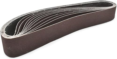 Miniatura 2 de Hardin HPG120-10 1-1/2" x 30" Cinturón de lijado de óxido de aluminio, grano 120, paquete de 10