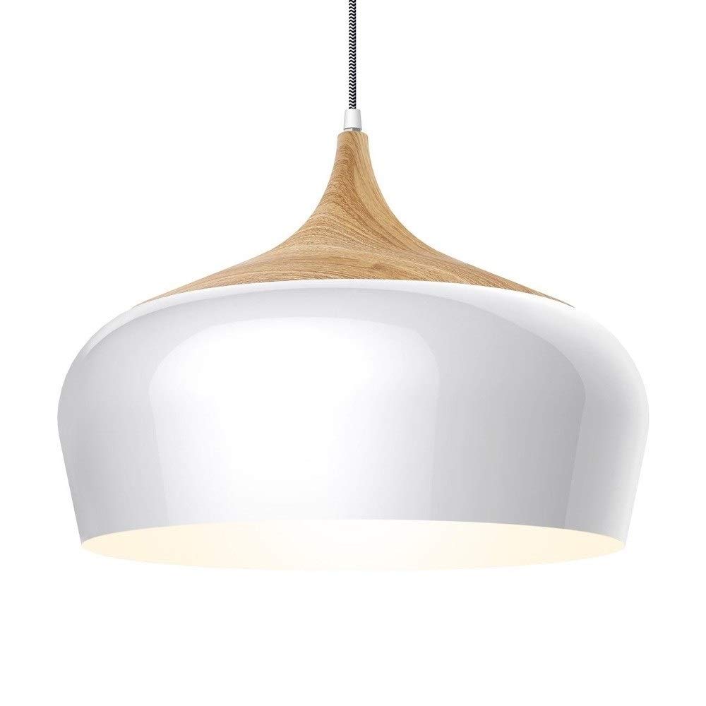 Chandelier de Style Simple E27 avec Hauteur Réglable Rond - 7