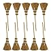 10 Pcs Dollhouse Miniature Broom, Mini Balai Costume Hanging Toys pour Cuisine Jardin Miniature Doll House Party Decor