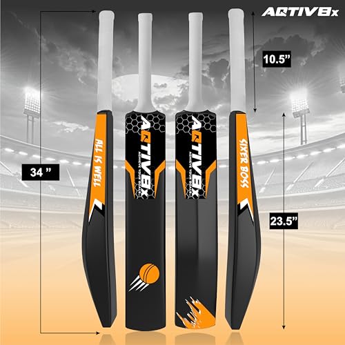Image of Plastic Bat, Hard Plastic Cricket Bat, Tennis Cricket Bat, Turf Tennis Bat Lightweight
