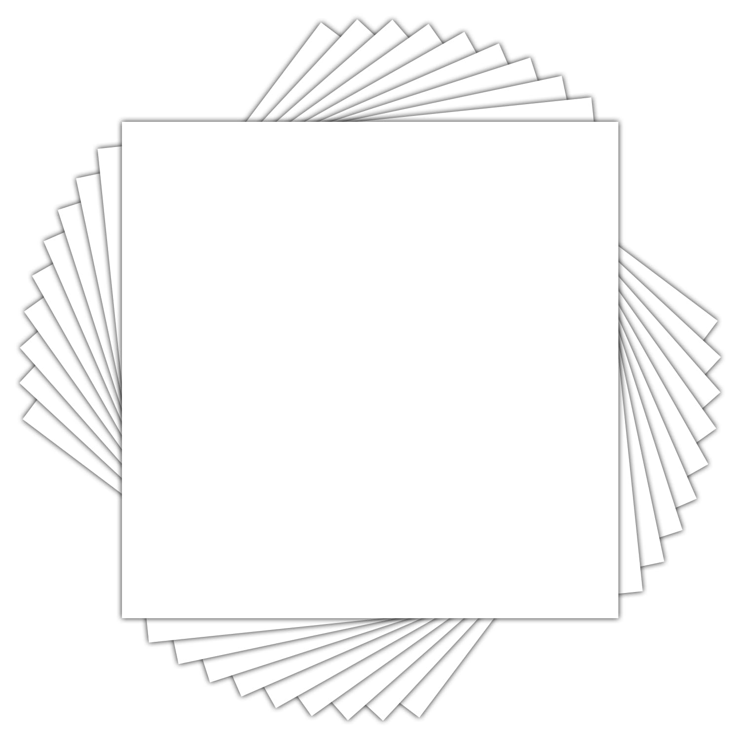 12 x 12 10-Pack Backing Board Only : Golden State Art, Pack of 10, 12x12 Picture Mat Matte Backerboards for Framing. Pack Contains 10 Backing boards-image-12