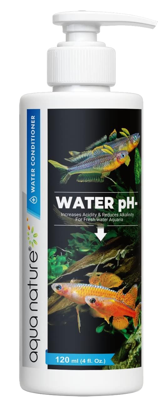 AquaNature Water PH- Minus Increases Acidity & Reduces Alkalinity for Fresh Water Aquarium 120ml (B0DC5GR4M5) Amazon Price History, Amazon Price Tracker