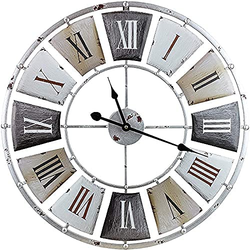 Horloge murale vintage montre extérieure jardin maison salon bureau chambre