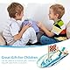 Tikplus Holzboot Holz Bastelset Kinder, 8 Stück Holz Basteln Kinder, Mini Segelboot Basteln zum Bemalen, Holzbastelsets Lernspielzeug mit Aquarellstift für Mädchen Jungen Kindergeburtstag