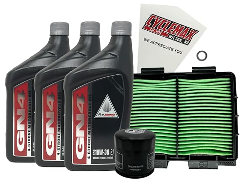 CYCLEMAX 10W-30 Tune-Up Kit Compatible with 2017-2025 Honda CMX 500 CMX500 Rebel 500