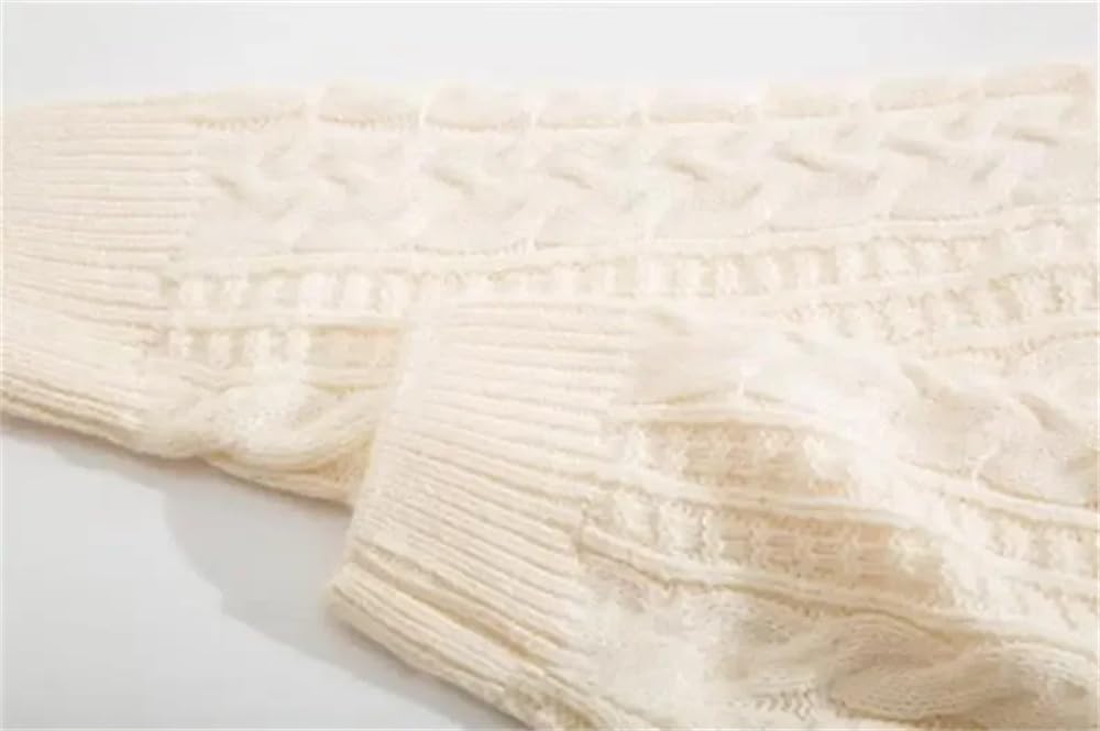 2024 zimowa bluza z dzianiny z okrągłym dekoltem moda męska luźny jednolity kolor sweter dzianinowy top morelowy B037 M #M, Morela B037, M