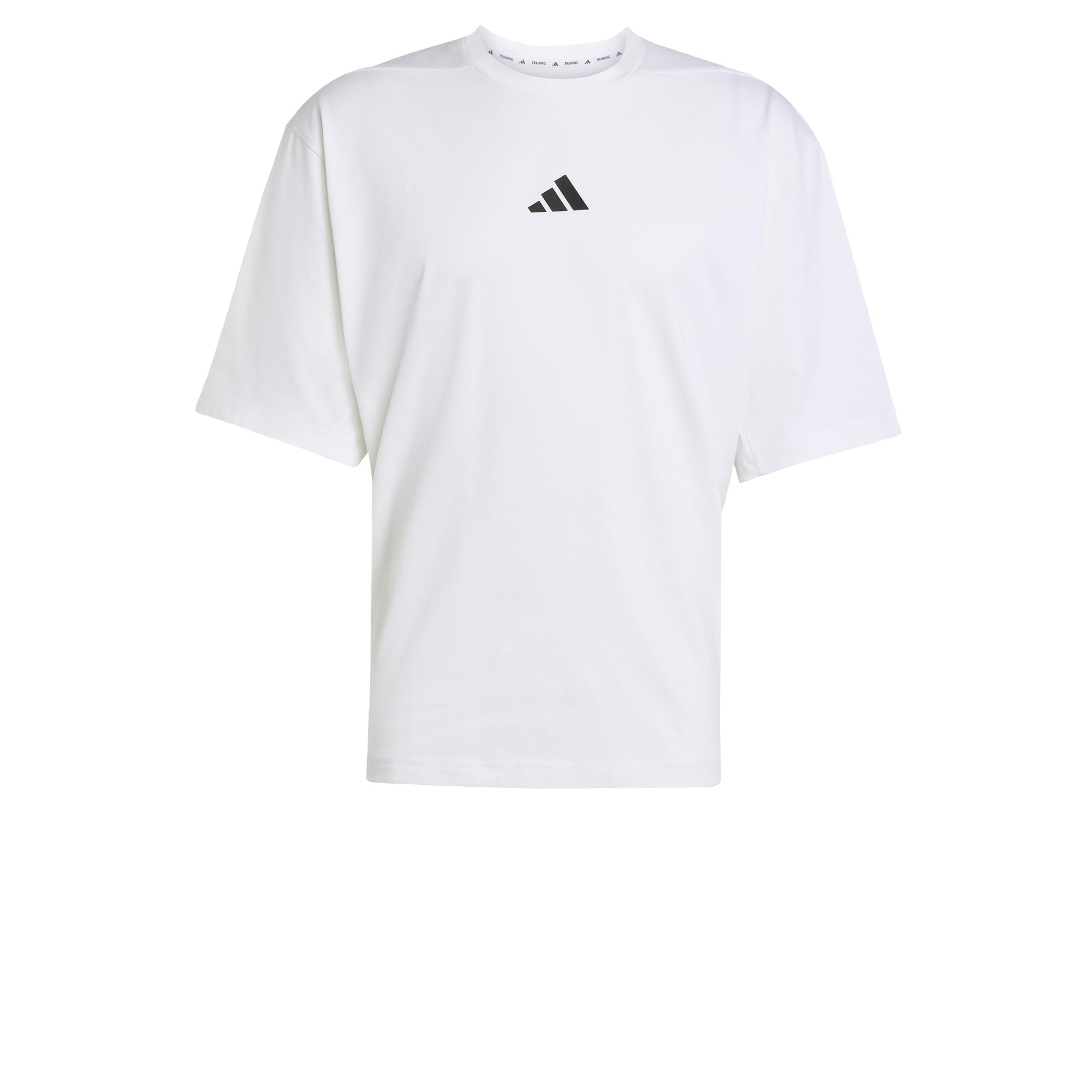 adidas Men's Primelift Workout Oversize Shirt, White, XS