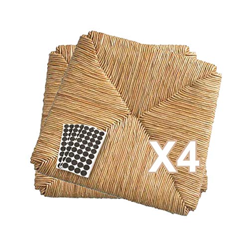 Set comprenant une assise en paille, un cadre de rechange, pour chaise, Venise, Pise, Landesana, différents modèles + sous-verre en feutre offerts (4,...