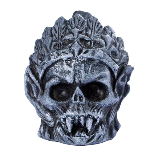 Aztec Death Whistle, Authentic Human Sounding Screams 125+ Decibels, White Resin, Whistle
