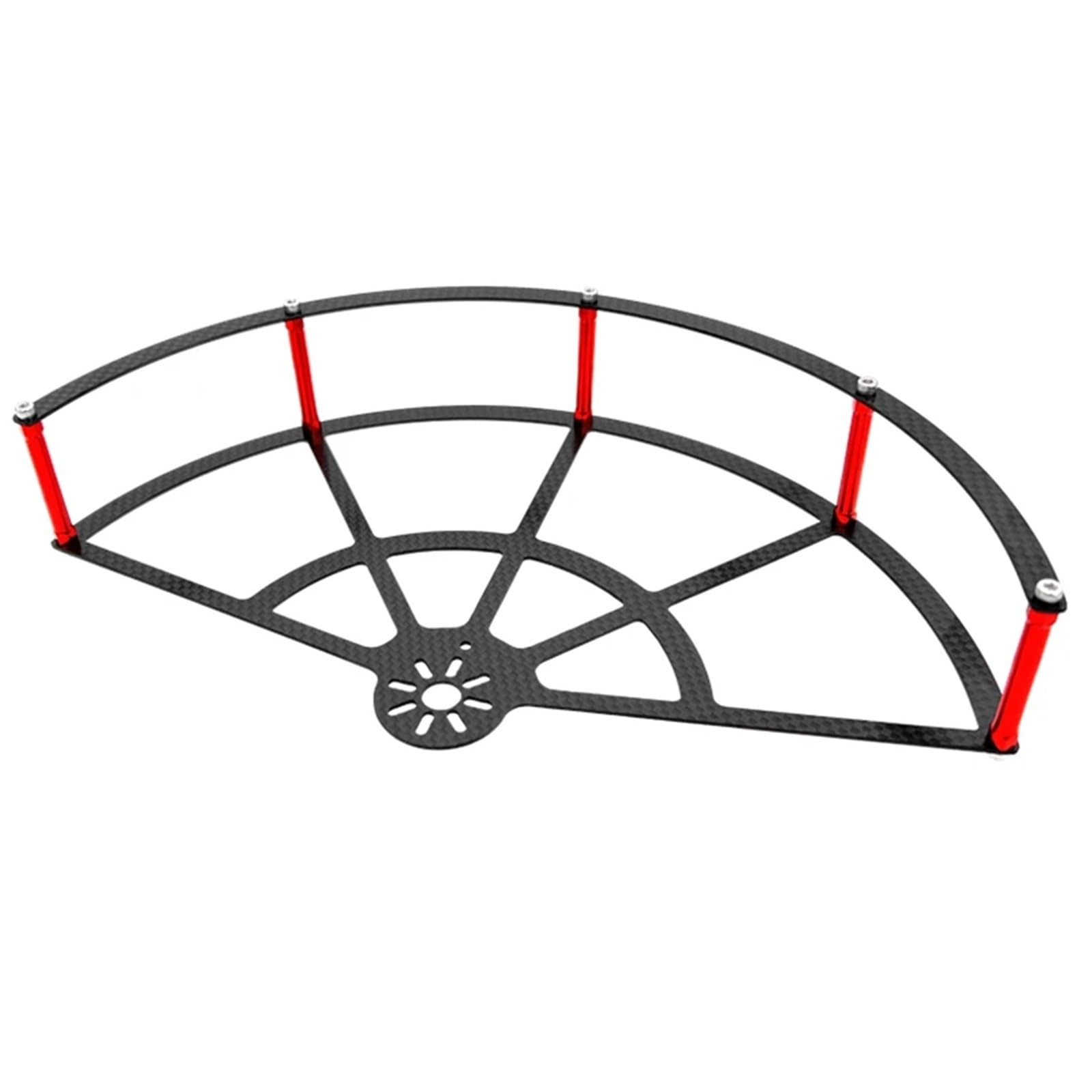 2313 Drone 10" Protector de hélice | Cubierta anticolisión de fibra de carbono; ligero y duradero; Protege las hélices durante el vuelo.(NO.5 Tie-in way)