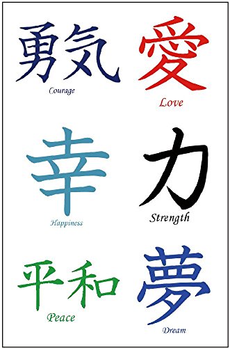 Premium Kanji Tattoos: Japanese, Chinese, Asian Characters