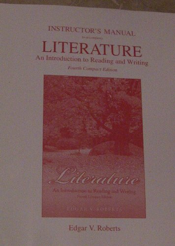 Instructor's Manual to accompany Literature: An... 0136033962 Book Cover