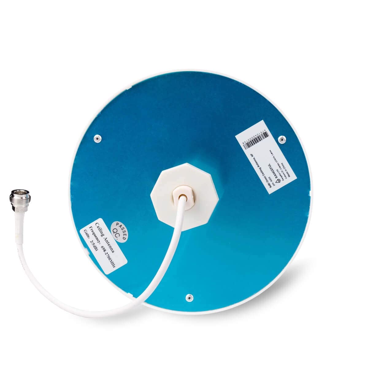 AIO5 Omni-Directional Indoor 5dBi Dome Deckenantenne 3G/4G/GSM/LTE Hochleistungs-Breitbandantenne mit N-Buchse für Handy Mobile Signal Booster Router Gateway 698 bis 2700 MHz