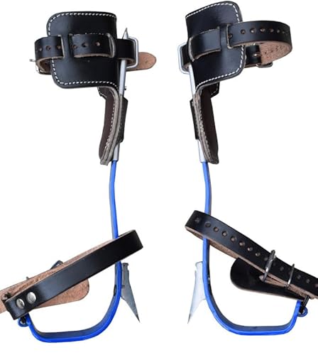 AGS Tree Climbing Spikes Kit with Adjustable Leg Shank